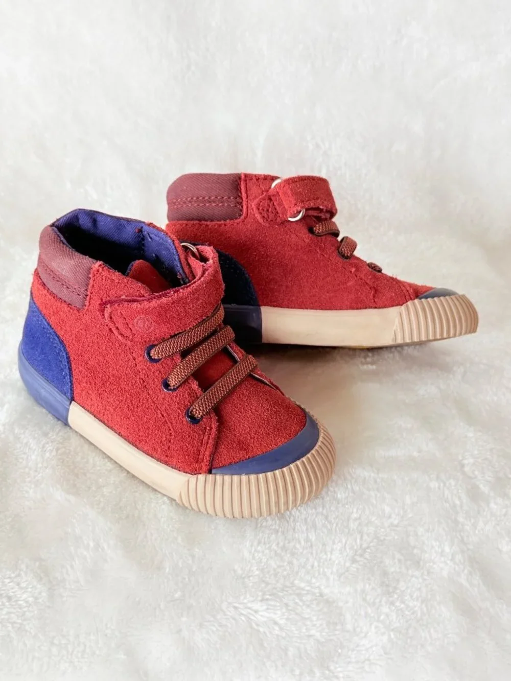 size 5 M SR Striderite Stride rite DUNE high top casual shoes sneakers boys rust